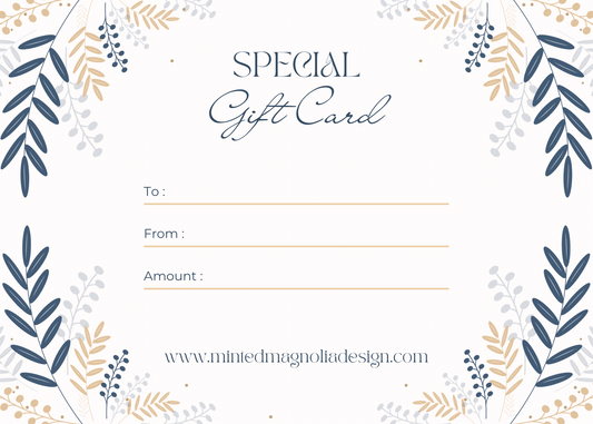Minted Magnolia Gift Card